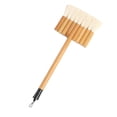 thumbnail image 4 of Pincel de merluza de pelo de cabra, pinceles para artistas, pluma de mango largo reutilizable, pinceles planos para pintura acrílica al óleo para 9 tubo, 4 of 7