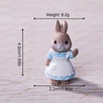 thumbnail image 3 of Animal Decor Set, Cute Home Decor Small Figurines for Shelf, Desk and Tabletop, Animal Themed Decoration for Living Room, Nursery,Mini small animal ornaments(Purple,1.02x0.86"), 3 of 8