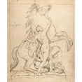thumbnail image 3 of Guillaume Coustou the Elder 15x17 Black Modern Framed Museum Art Print Titled - Study for One of the ‘Chevaux De Marly’ (ca. 1740), 3 of 5