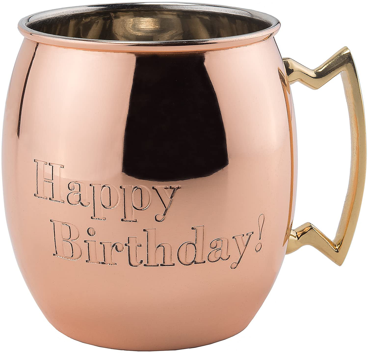 Copper Old Dutch International Solid Moscow Mule Mug Monogrammed C Set of 4 16-Ounce 