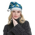 thumbnail image 5 of Fuzoiu Cartoon Goose Print Santa Hat Christmas Hat for Adults,Santa Hats with Pompom, Unisex Xmas Holiday Hat for Christmas New Year Festive Party Supplies, 5 of 6