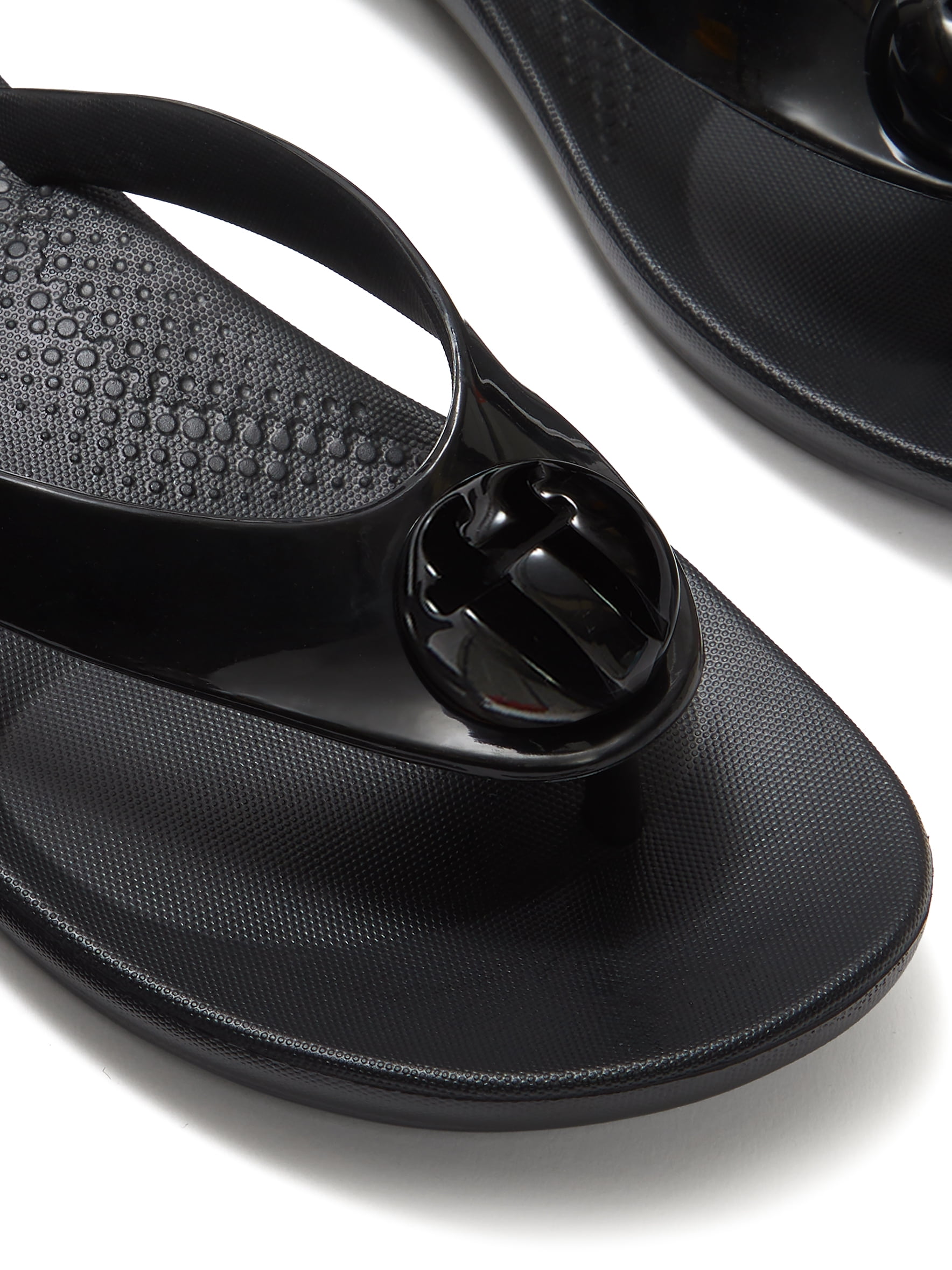 Fitflop Women's Iqushion Glossy-Button Flip-Flops