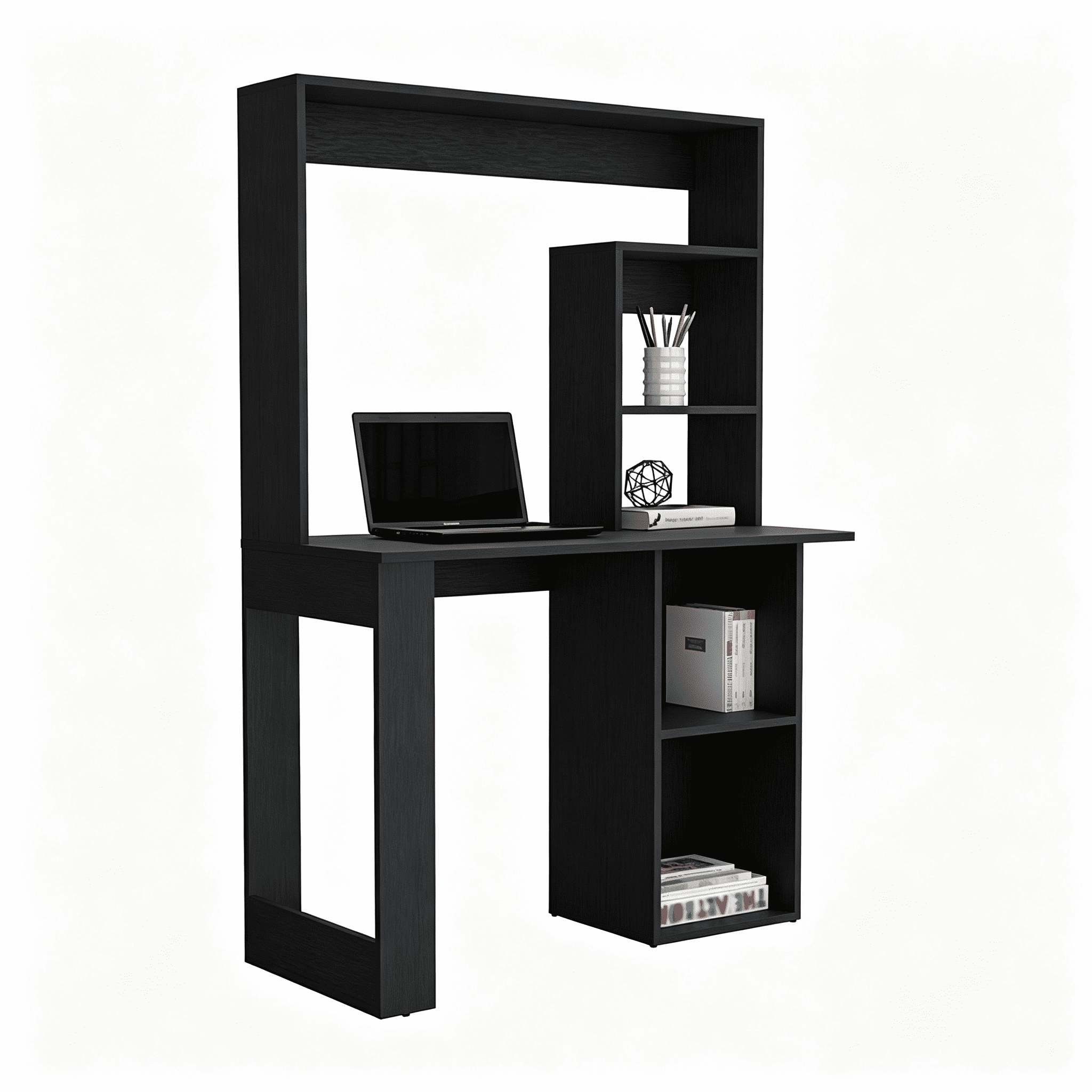 Astoutdoor Maine Desk With Hutch and Shelves