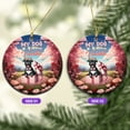 thumbnail image 2 of My Dog Is My Valentine Cute Pitbull in Gift Box Ceramic Round Ornament Terrier Dog Lover Home Tree Decor - 03006, 2 of 5