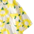 thumbnail image 3 of Hawaiian Shirts For Men Casual Button Down Short Sleeve Tops Summer Breathable Comfy Tropical Printed Beach Vacation Shirt,Sizes M-3XL, 3 of 4