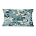 thumbnail image 2 of Designart "Seaside Leaf Symphony III" Tropical Printed Throw Pillow, 2 of 5