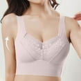 thumbnail image 5 of Sports Bras for Women Plus Size L-4X Lace Wireless Push Up Support Lifting Bralettes Casual Stretchy Pullover Back-Smoothing Underwear Clearance, 5 of 7