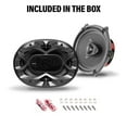 thumbnail image 6 of BOSS Audio Systems CH5730B Chaos Series 5 x 7 Inch Car Stereo Door Speakers - 300 Watts Max, 3 Way, Full Range Audio, 1 Inch and 0.5 inch Tweeters, Coaxial, Sold in Pairs, 6 of 19