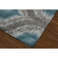 thumbnail image 2 of Dalyn Modern Greys Area Rug MG4441TE5X8 Mg4441 Teal Teardrop Oval 5' 3" x 7' 7" Rectangle, 2 of 4