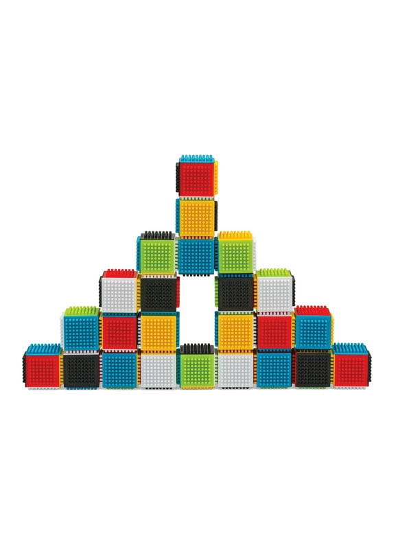 Infantino Press and Stay Stacking Blocks with Interlocking Design, 12-36 Months, 24-Piece Set