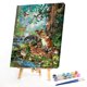 thumbnail image 1 of Cuadros Decorativos Riverside Deer Fox Pintura al óleo parcial por números DIY Canvas Wall Picture Crafts JShteea Nuevos Originales, 1 of 9