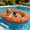 orange, variant on Inflatable Dog Pool Float Raft, 61" x 43" Heavy-Duty Dog Floating Mat with Handle & Rope, PVC + 600D Oxford Fabric Leak-Proof Pet Raft for Small Medium Large Dogs Up to 150 lbs, for Pool, Lake,