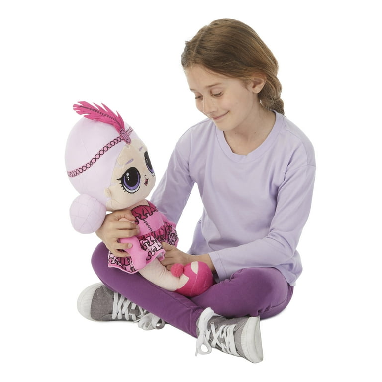LOL Surprise Kids Showbaby Bedding Plush Cuddle and Decorative Pillow Buddy Pink MGA