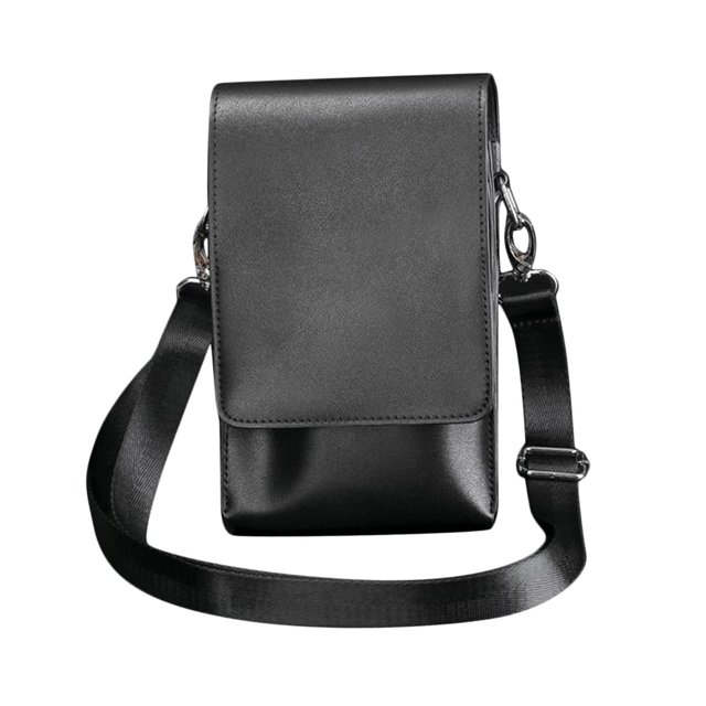 Estuche para tijeras de barbero, riñonera de piel sintética, diseño retro, herramientas de peluquería Negro