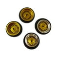 thumbnail image 1 of Freer RC Wheel Rim Tires Rc Tires for 4WD Crawler Rally Wltoys K969 K989 P929 1/28 Scale Buggy Hobby Yellow, 1 of 9