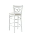 thumbnail image 5 of Linon Teresa 31" Indoor Wood Bar Stool, Set of 2, White/Light Gray, 5 of 10