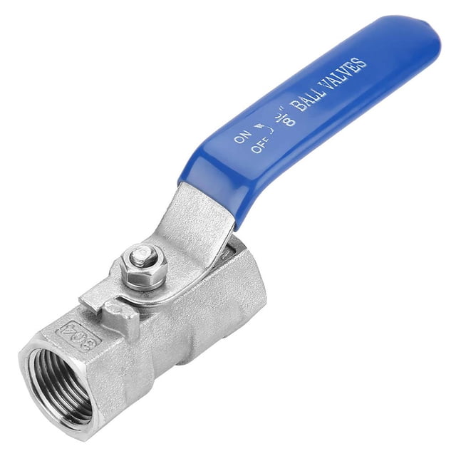 Válvula De Bola De Alta Resistencia, Válvula De Agua, Conector De Válvula De Cierre De Acero Inoxidable Antioxidante, Fácil De Instalar Para Manguera De Tubo, Jardín Al Aire Libre Minnieouse TO002332-00