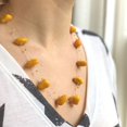 thumbnail image 4 of Collier de Perles Pierre Flottante & Masai, Épice Citrouille, 4 of 7