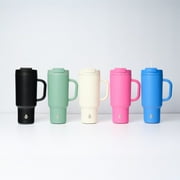 TAL 40oz Stainless Steel Hudson Tumbler with Straw, Cream