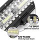 thumbnail image 2 of Luz de trabajo LED de 24000 LM, 6000 K, proyector de inundación puntual, luz de trabajo LED de largo alcance para coche, 9-32 V, impermeable IP68, luces de trabajo para motocicleta, camión,, 2 of 5
