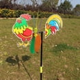 thumbnail image 3 of Outdoor Three Cartoon Pattern Windmill Toy for Kids Garden Decoration Ornament, 3 of 3