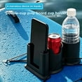 thumbnail image 4 of Weloille Dual Cup Paddle Board Cup Holder 1 Pack, Creative Water Paddleboard Beverage Phone Storage Rack, Anti-Slip Stable Multifunctional Organizer for Kayak Surfboard Boat Outdoor Water Sports, 4 of 8