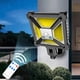 thumbnail image 1 of Luces solares para exteriores LED de seguridad con sensor de movimiento | 88 LED brillantes | IP65 a prueba de agua | 3 modos de iluminación | Mando a distancia | Luz de pared alimentada por energía, 1 of 8