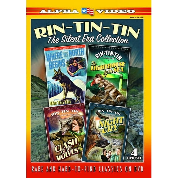 Rin Tin Tin: The Silent Era Collection (DVD), Alpha Video, Action & Adventure