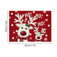 thumbnail image 6 of Upgraded Winter Christmas Tree Placemats 12x18 Inches Christmas Holiday Table Mats For Party Kitchen Dining Room Decoration H, 6 of 6