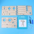 thumbnail image 3 of LOLIPPYY 1Pack Wooden Diy Telescope Toy for Children Educational Aid, 3 of 8
