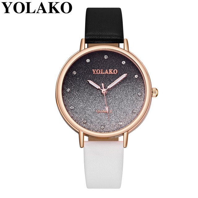 Clearance Sale Sfonq Womens Watches YOLAKO Fashion Gradient Dial With Diamond Belt Ladies Quartz Watch Mothers Day Gift for Grilfriend,Multicolor Buy 2 Save 10%