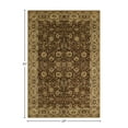 thumbnail image 2 of Rugs America Vista 1332-BRN Tabriz Brown Oriental Traditional Brown Area Rug, 2'x2'11", 2 of 5
