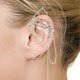thumbnail image 4 of Non Piercing Ear Hook Earrings Tassel Earring Women 1Pair Clip on, 4 of 5