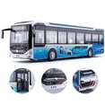 thumbnail image 2 of 1/42 Diecast Bus Toys Cars, 11.8"Metal City Bus Toy Vehicles with Light Up and Open-able Doors , Holiday gifts for boys and girls aged 3-12, 2 of 7
