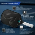 thumbnail image 4 of JOOLA Ben Johns Hyperion CFS 16mm Pickleball Paddle, Elongated Handle, Carbon Fiber, Black, 4 of 7