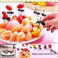 thumbnail image 5 of Tenedores de postre reutilizables para hormigas (paquete de 24) - Horquillas para aperitivos de animales, palillos de dientes para bocadillos, 5 of 5
