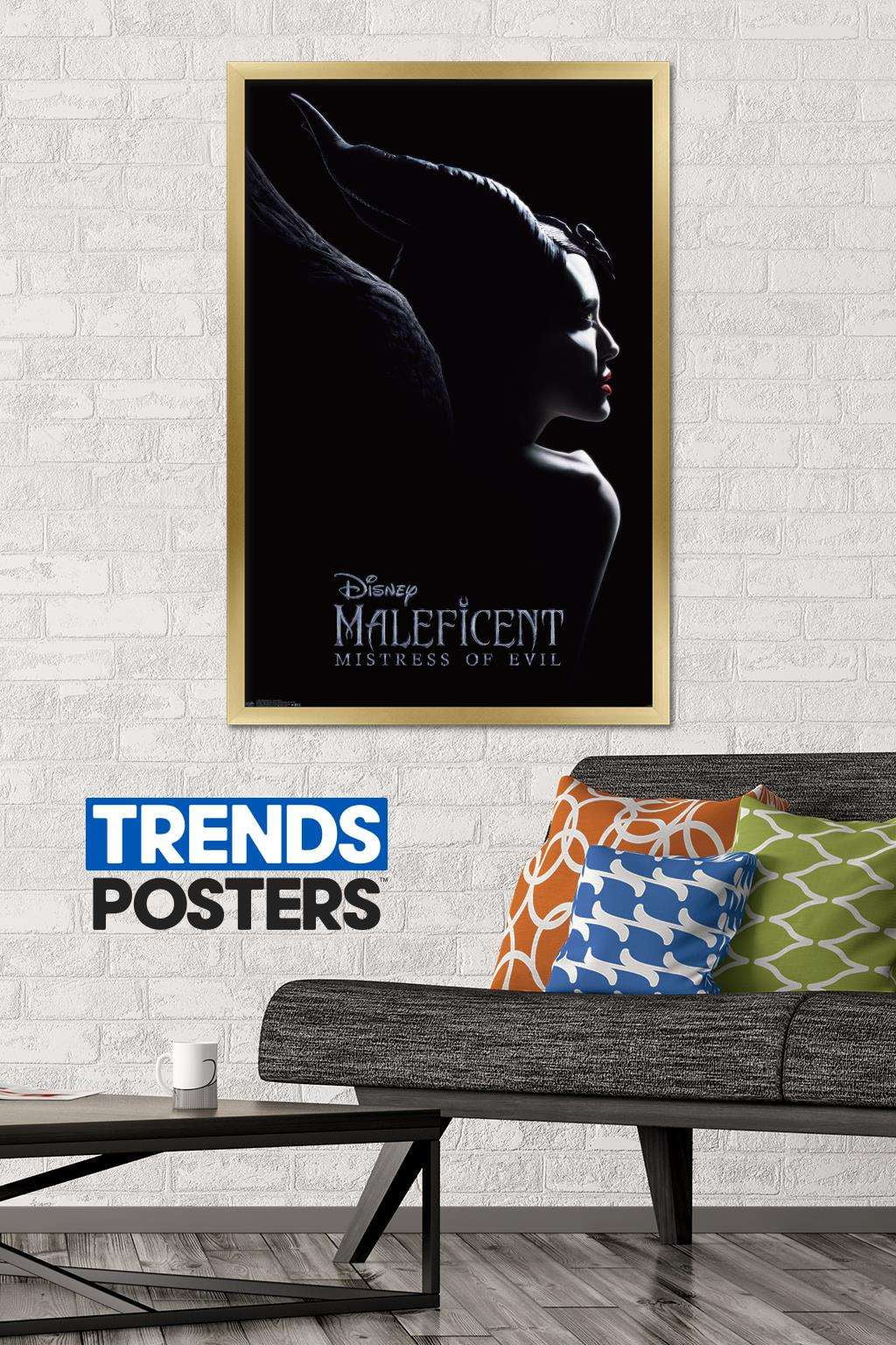 Disney Maleficent: Mistress of EVil - One Sheet Wall Poster, 22.375" x 34", Framed