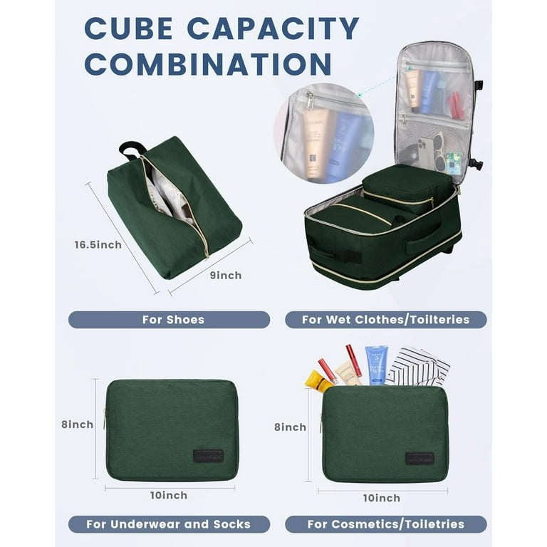 LOVEVOOK Reisrugzak Voor Dames, Waterdichte Cabin Hand Bagage Rugzak