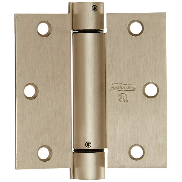 Bisagra para puerta National Hardware N350-777, 8,9 cm, níquel satinado
