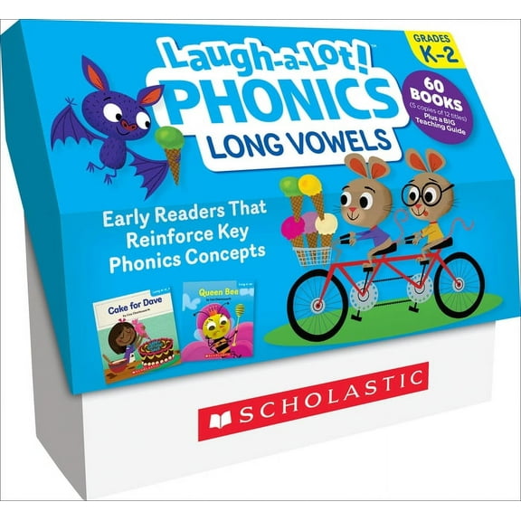 Laugh-A-Lot Phonics: Long Vowels (Classroom Set): A Big Collection of Little Books That Teach Key Decoding Skills (Other)
