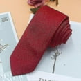 thumbnail image 1 of Cravate Rouge Homme 6cm Étroite Slim, 1 of 4