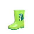 thumbnail image 4 of Caywon Rain Boots Waterproof Lightweight EVA Rain Shoes for Toddler Girls Boys Non-Slip Sole Waterproof Easy-On Boots(4-9Years), 4 of 5
