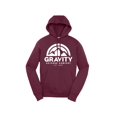 thumbnail image 1 of Mens Gravity Outdoor Co. Chandail à Capuche - Bordeaux - Logo Blanc - TG, 1 of 1