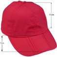 thumbnail image 3 of CoCoMangos Foldable Quick Dry Adjustable Baseball Cap for Men Women Outdoor Breathable Sun Protection Golf Hat, 3 of 4