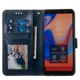 thumbnail image 2 of Galaxy A50 Case, Allytech Premium PU Leather Slim Fit Lightweight Kickstand Folio Flip Cards Holder Wallet Cases Covers with Hand Strap for Samsung Galaxy A50,Blue, 2 of 6