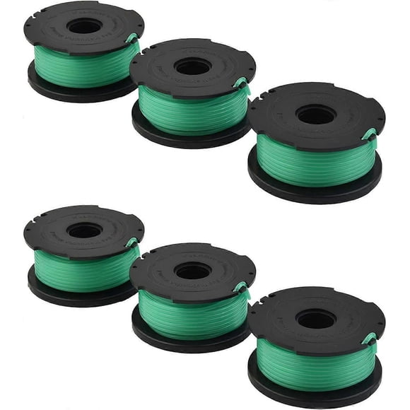 6Pcs Grass Trimmer Spool Line Lawn Mower Replacement Part for Black & Decker GL7033 GL8033 GL9035