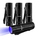 thumbnail image 2 of mopilot Black Light, UV Blacklight Flashlights 4 PCS 12 LEDs 395nm Mini UV Flashlight Detector for Pets Urine and Stains, 2 of 3