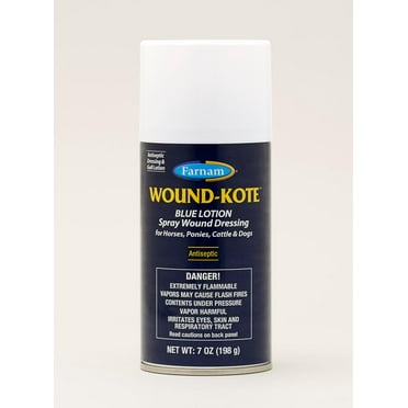 Farnam Wound-Kote Blue Lotion Spray for Animals 7 oz.