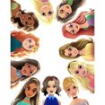 thumbnail image 1 of Cuadros Decorativos Taladro redondo completo Diamante de imitación Pintura Cuento de hadas Princesas Trabajo hecho a mano Decoración Ehuebsd Nuevos Originales, 1 of 9