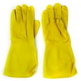 thumbnail image 3 of [12 pares] Guantes de goma extra grandes para usos múltiples, resistentes, de 11 pulgadas, con forro flocado amarillo, aptos para limpieza del hogar, cocina, lavado de platos, trabajos, 3 of 6